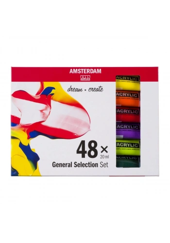 Talens Amsterdam Akrilik Boya Seti 48 Renk x 20 ml.