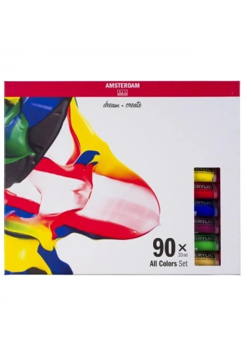 Talens Amsterdam Akrilik Boya Seti 90 Renk x 20 ml.