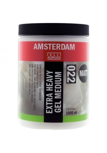Talens Amsterdam Extra Heavy Gel Medium Matt 022 Extra Kuvvetli Jel Medyum Mat 1000 ml.