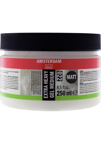 Talens Amsterdam Extra Heavy Gel Medium Matt 022 Extra Kuvvetli Jel Medyum Mat 250 ml.