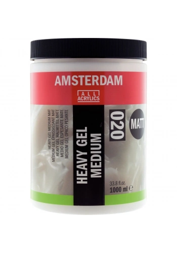 Talens Amsterdam Heavy Gel Medium Matt 020 Kuvvetli Jel Medyum Mat 1000 ml.