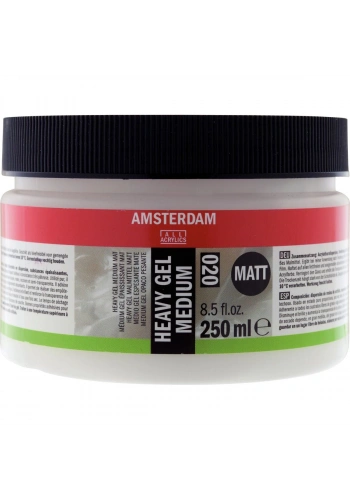 Talens Amsterdam Heavy Gel Medium Matt 020 Kuvvetli Jel Medyum Mat 250 ml.