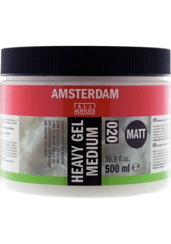 Talens Amsterdam Heavy Gel Medium Matt 020 Kuvvetli Jel Medyum Mat 500 ml.