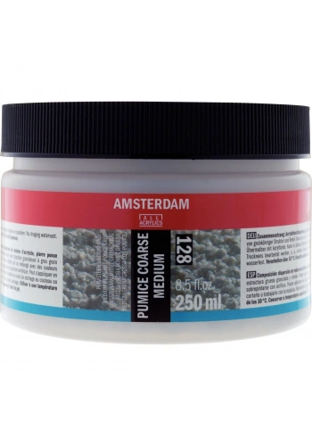 Talens Amsterdam Pumice Coarse Medium Süngertaşı 128 Kalın Grenli Medyum 250 ml.