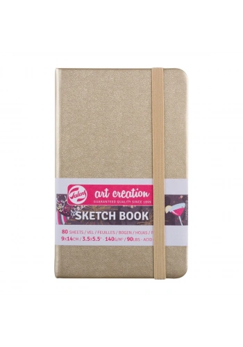Talens Art Creation Eskiz Bloğu Sert Kapak 140gr 9x14cm Beyaz Altın 80yp
