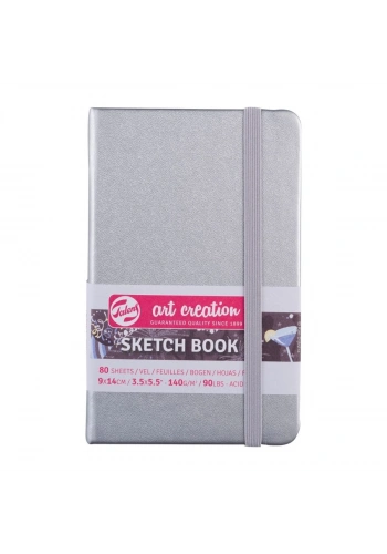 Talens Art Creation Eskiz Bloğu Sert Kapak 140gr 9x14cm Gümüş 80yp