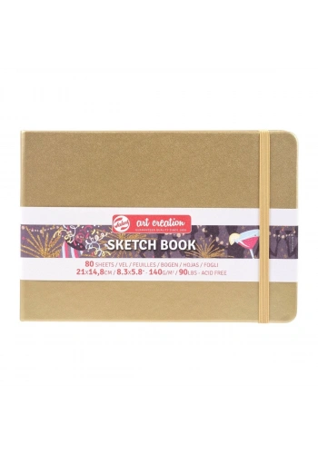 Talens Art Creation Eskiz Bloğu Sert Kapak A5 140gr 14,8x21cm Beyaz Altın 80yp