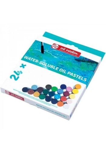 Talens Art Creation Watersoluble Oil Pastel Set Sulandırılabilir Pastel Boya Seti 24 Renk