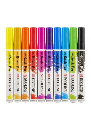 Talens Ecoline Brush Pen 10lu Canlı Renkler