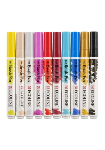 Talens Ecoline Brush Pen 10lu Stilist Fashion