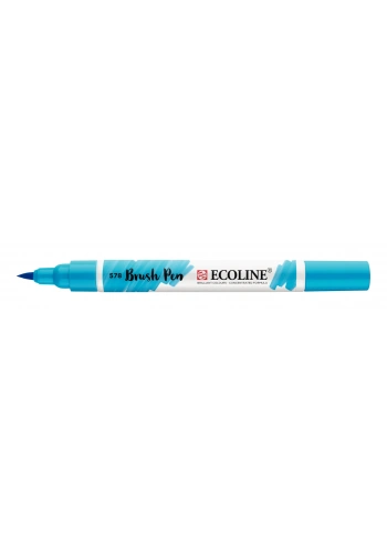 Talens Ecoline Brush Pen Fırça Uçlu Kalem 578 Sky Blue Cyan