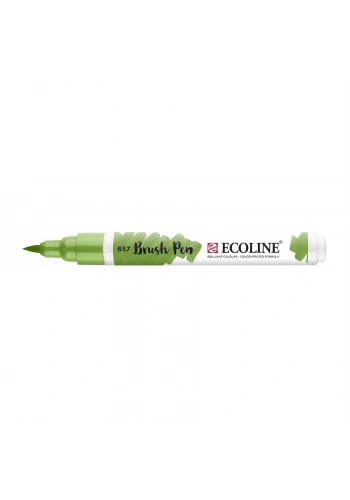 Talens Ecoline Brush Pen Fırça Uçlu Kalem 657 Bronze Green