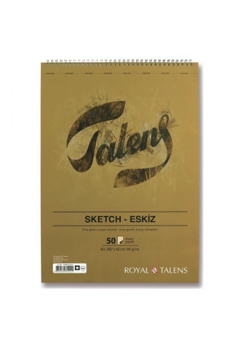 Talens Eskiz Bloğu A3 90gr 50 Yaprak