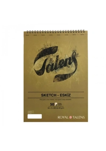 Talens Eskiz Bloğu A4 90gr 50 Yaprak