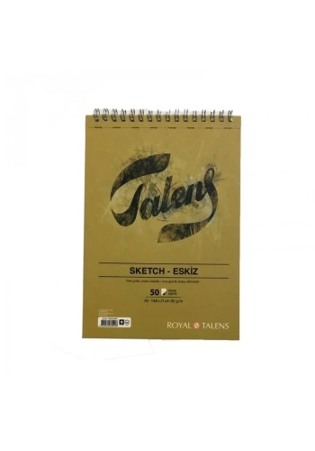 TALENS ESKİZ BLOĞU A5 50 YAPRAK 90gr (T090A5 50US)