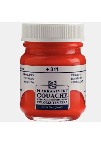 Talens Guaj Boya 16 ML Vermilion (Parlak Kırmızı) 311