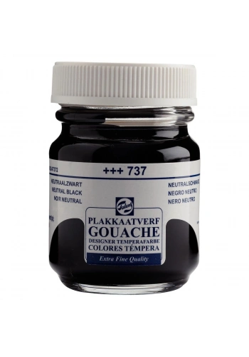 Talens Guaj Boya 50 ml. 737 Neutral Black