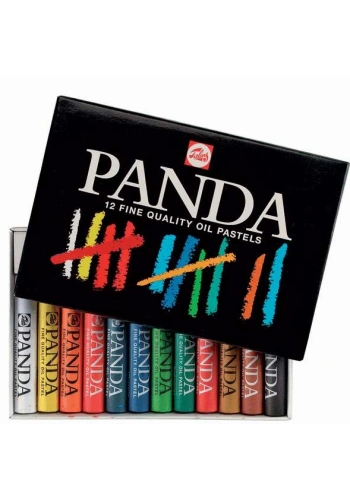 Talens Panda Yağlı Pastel Boya Seti 12 Renk