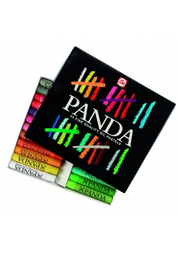 Talens Panda Yağlı Pastel Boya Seti 24 Renk