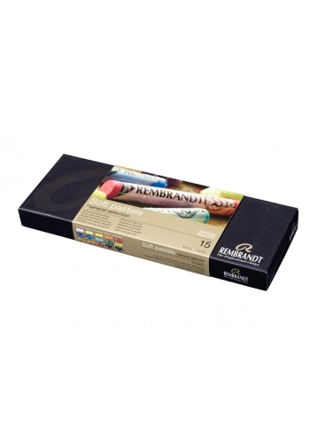 Talens Rembrandt Soft Pastel Boya Seti 15 Renk Tam Boy