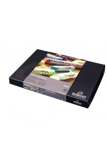 Talens Rembrandt Soft Pastel Boya Seti 30 Renk Tam Boy Manzara