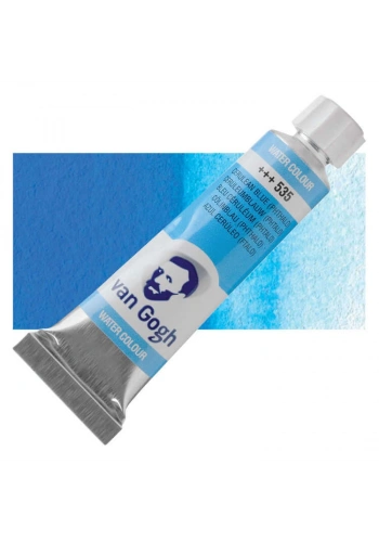 Talens Van Gogh 10 ml. Tüp Sulu Boya 535 Cerulean Blue (Phthalo)