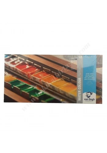 Talens Van Gogh Sulu Boya Bloğu 15x30cm 300gr 12yp