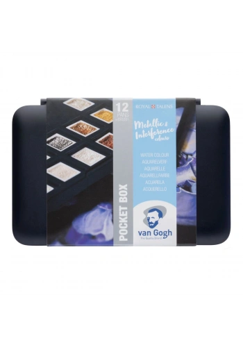 Talens Van Gogh Tablet Sulu Boya Seti 12 Renk Metallic & Interference Renkler