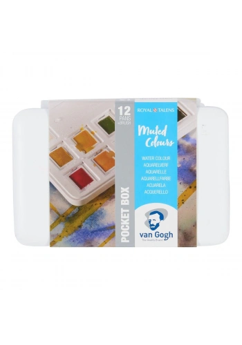 Talens Van Gogh Tablet Sulu Boya Seti 12 Renk Muted Colours