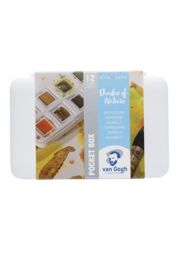 Talens Van Gogh Tablet Sulu Boya Seti 12 Renk Shades Of Nature