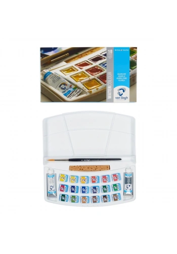 Talens Van Gogh Tablet Sulu Boya Seti 18 Renk + 2 Renk 10 ml. Tüp