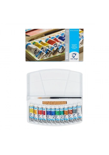 Talens Van Gogh Tüp Sulu Boya Seti 12 Renk x 10 ml. Plastik Kutu