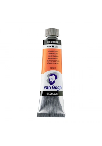 Talens Van Gogh Yağlı Boya 40 ml. 211 Cadmium Orange