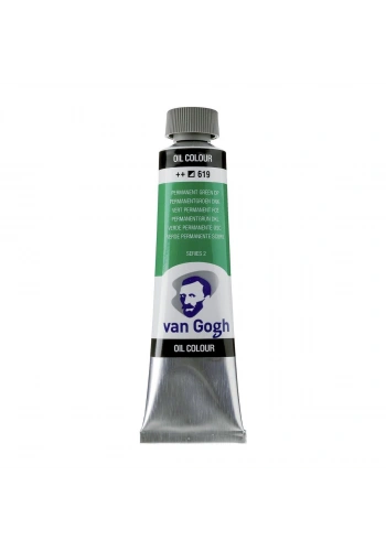 Talens Van Gogh Yağlı Boya 40 ml. 619 Permanent Green Deep