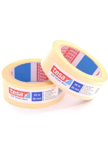 Tesa Çift Taraflı Bant Filmik Şeffaf 25x38 Mt 64621-00067-00