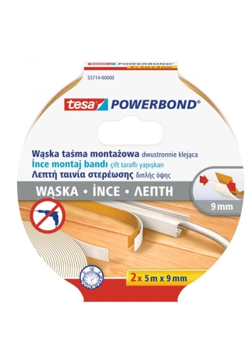 Tesa Montaj Bandı Köpük Powerbond Slim 5x18 55714-00000-03