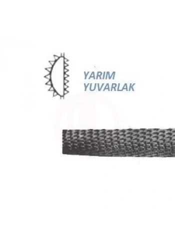Three Files EĞYYK6 YARIM YUVARLAK EĞE KALIN 6” - THRYYK6