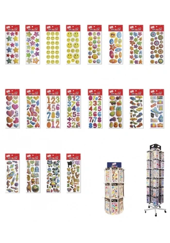 TİCON BÜYÜK STICKER STANDI DOLU 349109