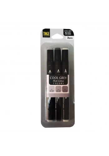 Tinge Marker 3lü Cool Grey Set
