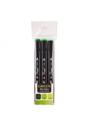 Tinge Marker 3lü Green Set