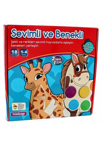 Todizoo Sevimli ve Benekli Eşleştirme Oyunu