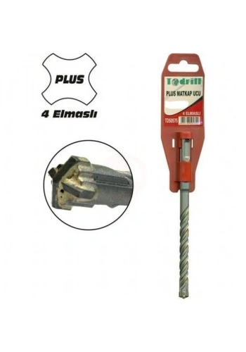 Todrill TD50605 SDS-Plus 4 Elmaslı Matkap Uç 16x350 mm