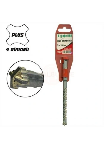 Todrill TD50647 SDS-Plus 4 Elmaslı Matkap Uç 11x160 mm