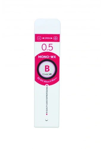 Tombow Mono WX Kalem Ucu 0,5mm B 40lı Pembe