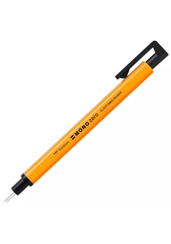 Tombow Mono Zero 2.3mm Yuvarlak Uç Kalem Silgi Neon Turuncu