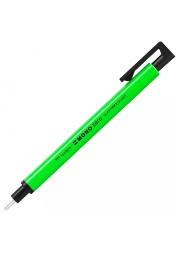 Tombow Mono Zero 2.3mm Yuvarlak Uç Kalem Silgi Neon Yeşil