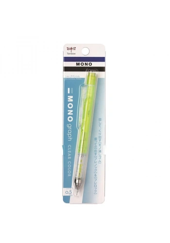 Tombow Versatil Kalem Mono Graph 0.5 MM Şeffaf Limon