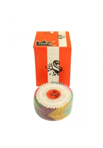 Toplu İğne SAİP Renkli Pls. Başlı 38mm (40lı dizi)