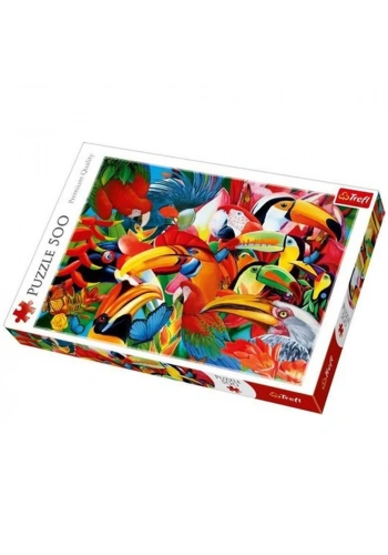 Trefl Puzzle 500 Parça Colourful Bırds 37328