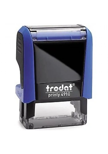 Trodat Standart Kaşe Otomatik 26x09 Karışık Kasa Mavi Keçe 4910